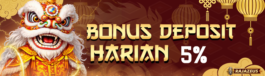 PROMO BONUS DEPOSIT HARIAN 5%