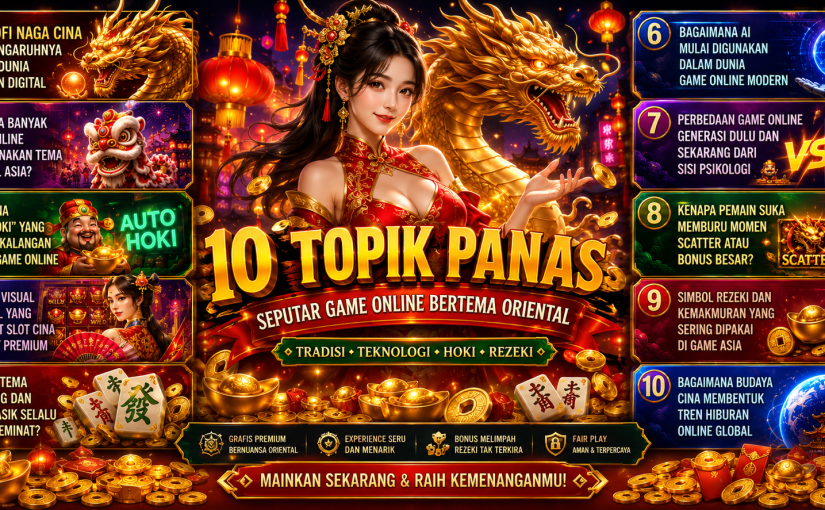 Rahasia Mengapa Panda Jadi Maskot Game Bertema Cina